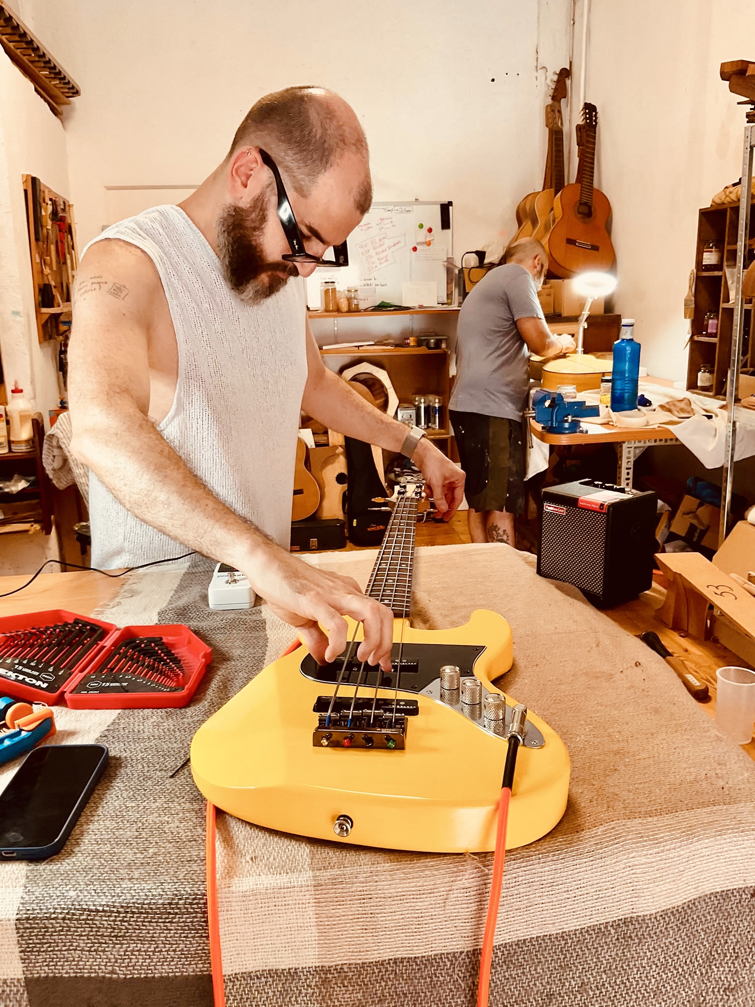 Nova Basses workshop