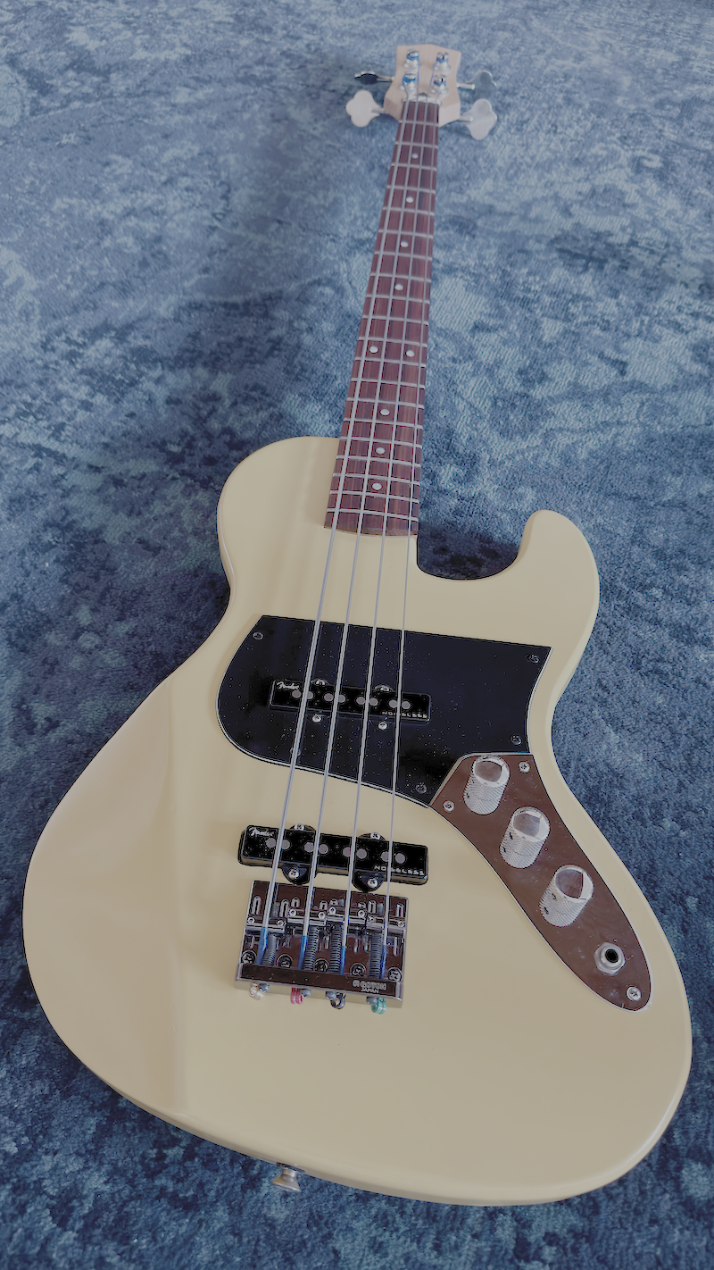 Nova Basses handcrafted yellow bass